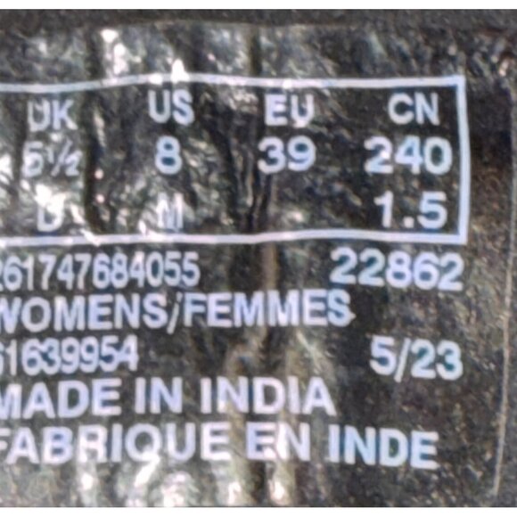 Clarks Leda Up Women's Black Suede Heeled Ankle Boots Size 8 - New - Picture 5 of 5